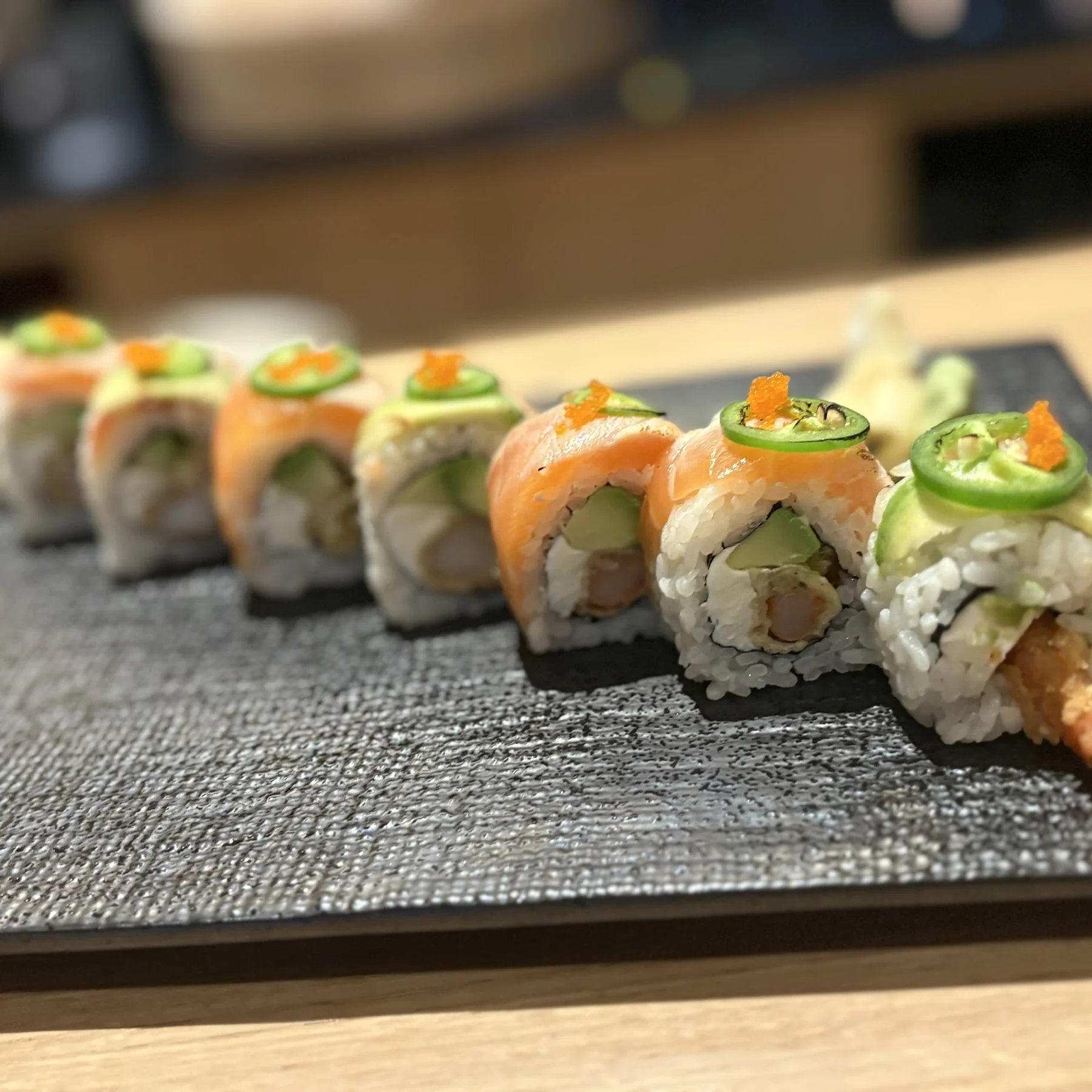 Japanese dishes at Mujinzo in McAllen
